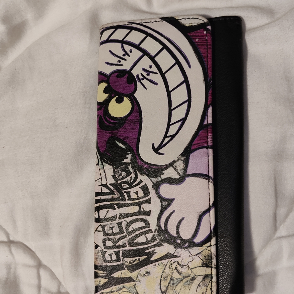 Purple and Black Graphic Wallet